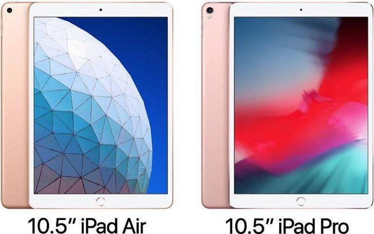 So sánh iPad Air 10.5 inch 2019 và iPad Pro 10.5 inch 2017: thiết kế, chipset và giá bán
