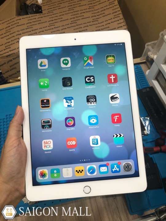 iPad Air 2 bị sọc màn hình