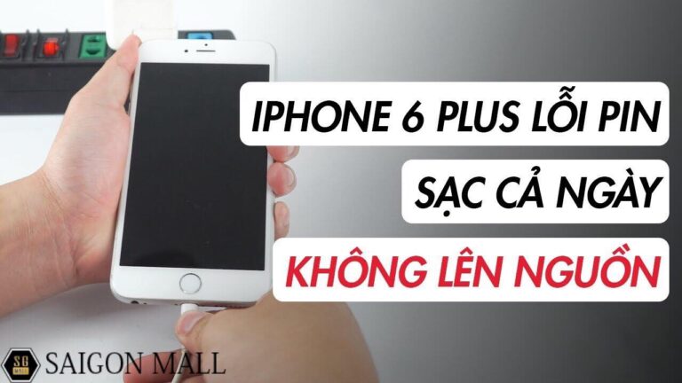 iPhone 6 Plus không lên nguồn, iPhone sập nguồn và cách khắc phục
