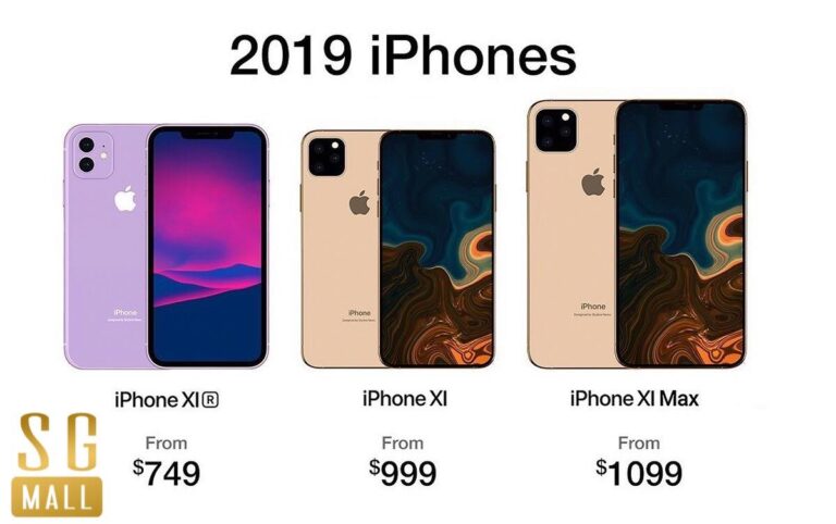 iPhone XI 2019: Thông tin liên quan, giá bán và ngày ra mắt