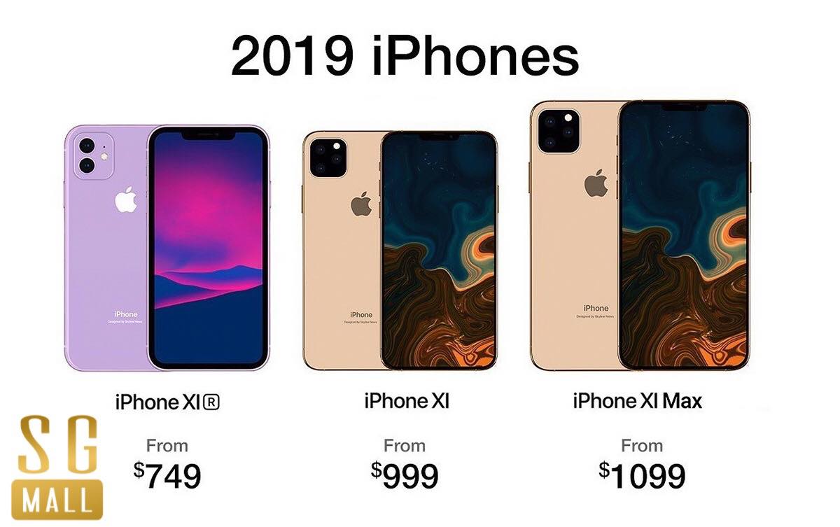 giá bán iPhone XI 2019