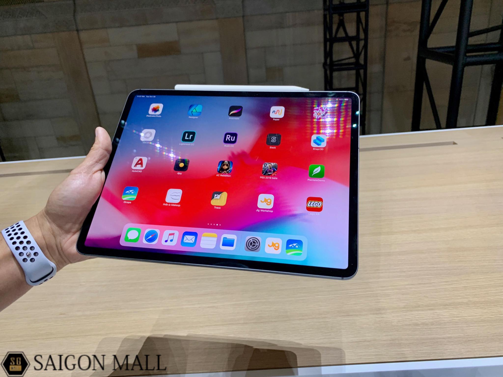 iPad Pro 2018 đã sử dụng