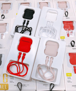 Bao Silicone + Dây giữ AirPods