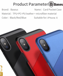 Ốp Lưng Baseus Card Pocket Case LV193 cho iPhone X