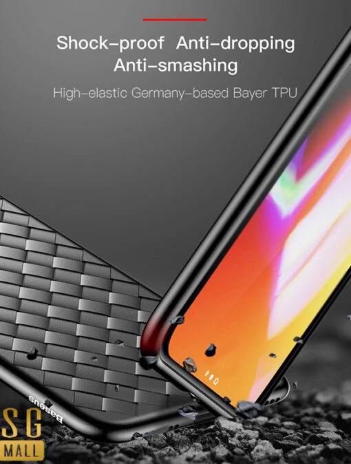Ốp lưng Silicon dẻo Baseus BV Weaving Case cho iPhone X, XS - Ảnh 5