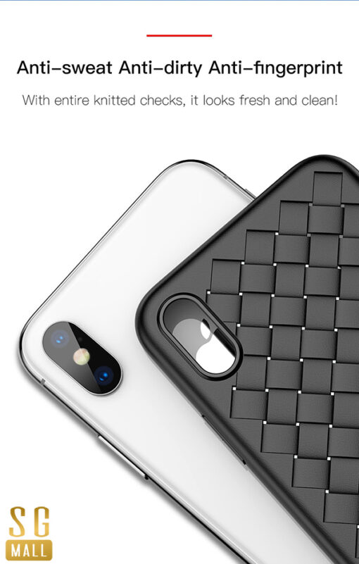 Ốp lưng Silicon dẻo Baseus BV Weaving Case cho iPhone X, XS - Ảnh 4