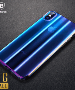 Ốp lưng trong suốt chuyển màu Baseus Aurora Case cho iPhone XS/ XR / Xs Max (Luxury Gradient Hard Plastic Case)