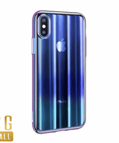 Ốp lưng trong suốt chuyển màu Baseus Aurora Case cho iPhone X