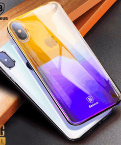 Ốp lưng trong suốt đổi màu Baseus Glaze Case cho iPhone X