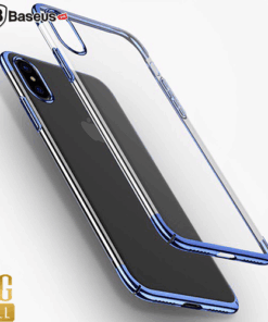 Ốp lưng trong suốt viền si màu Baseus Glitter Case LV237 cho iPhone X 