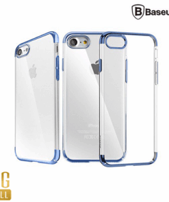 Ốp lưng trong suốt viền si màu Crome Baseus Glitter Case cho iPhone 7/8 Plus