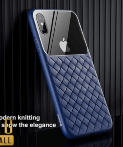 Ốp lưng Silicone - Kính cường lực Baseus Glass Weaving Case cho iPhone XS / XR / XS Max
