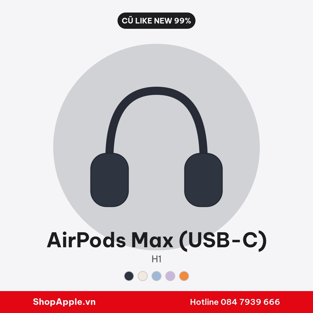 AirPods Max (USB-C) Cũ Like New 99%