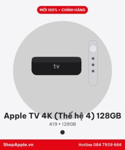 Apple TV 4K (Thế hệ 4) 128GB - New
