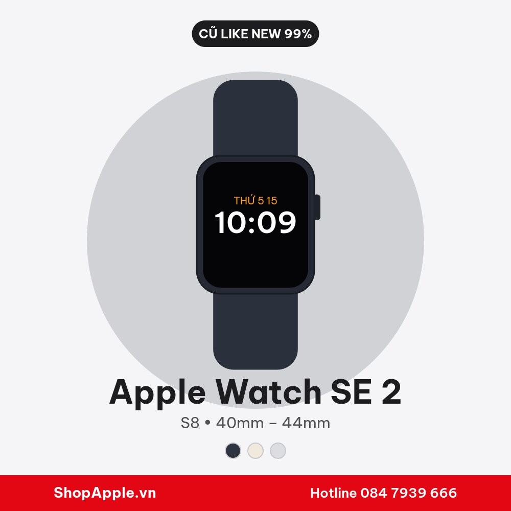 Apple Watch SE 2 Cũ Like New 99%
