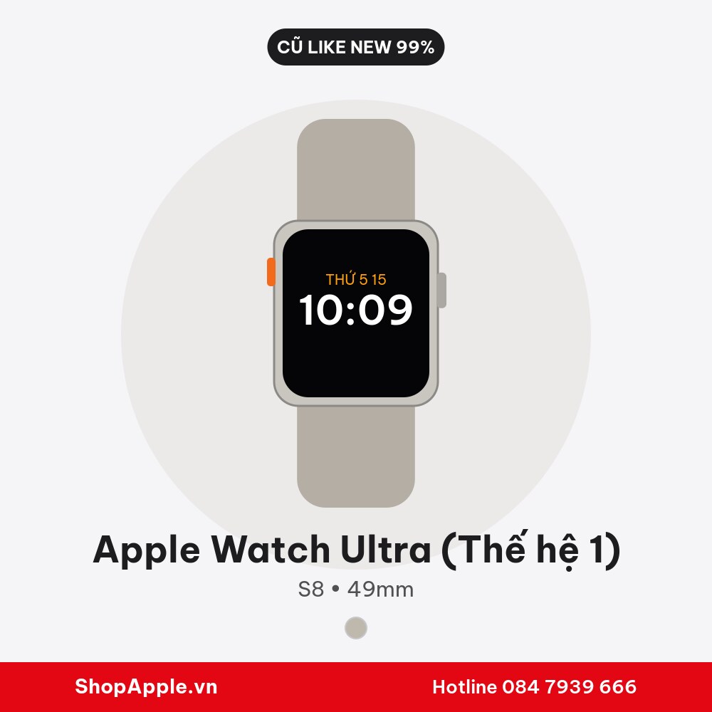 Apple Watch Ultra (Thế hệ 1) Cũ Like New 99%