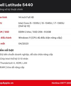Thông số kỹ thuật Dell Latitude 5440