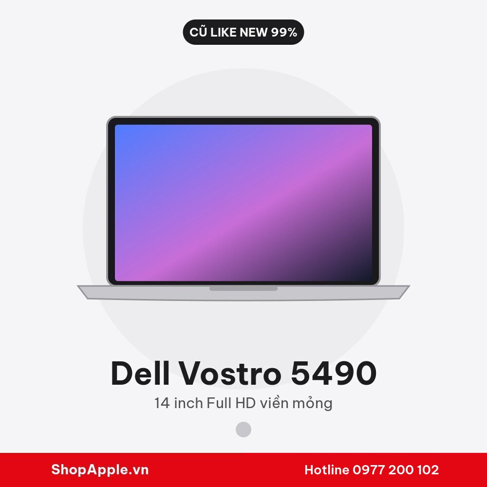 Dell Vostro 5490 Cũ Đẹp 98-99%
