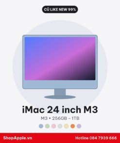 iMac 24 inch M3 Cũ Like New 99%
