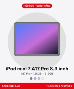 iPad mini 7 A17 Pro 8.3 inch WiFi - New