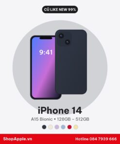 iPhone 14 Cũ Like New 99%