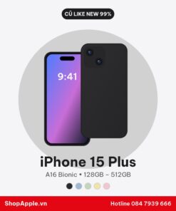 iPhone 15 Plus Cũ Like New 99%