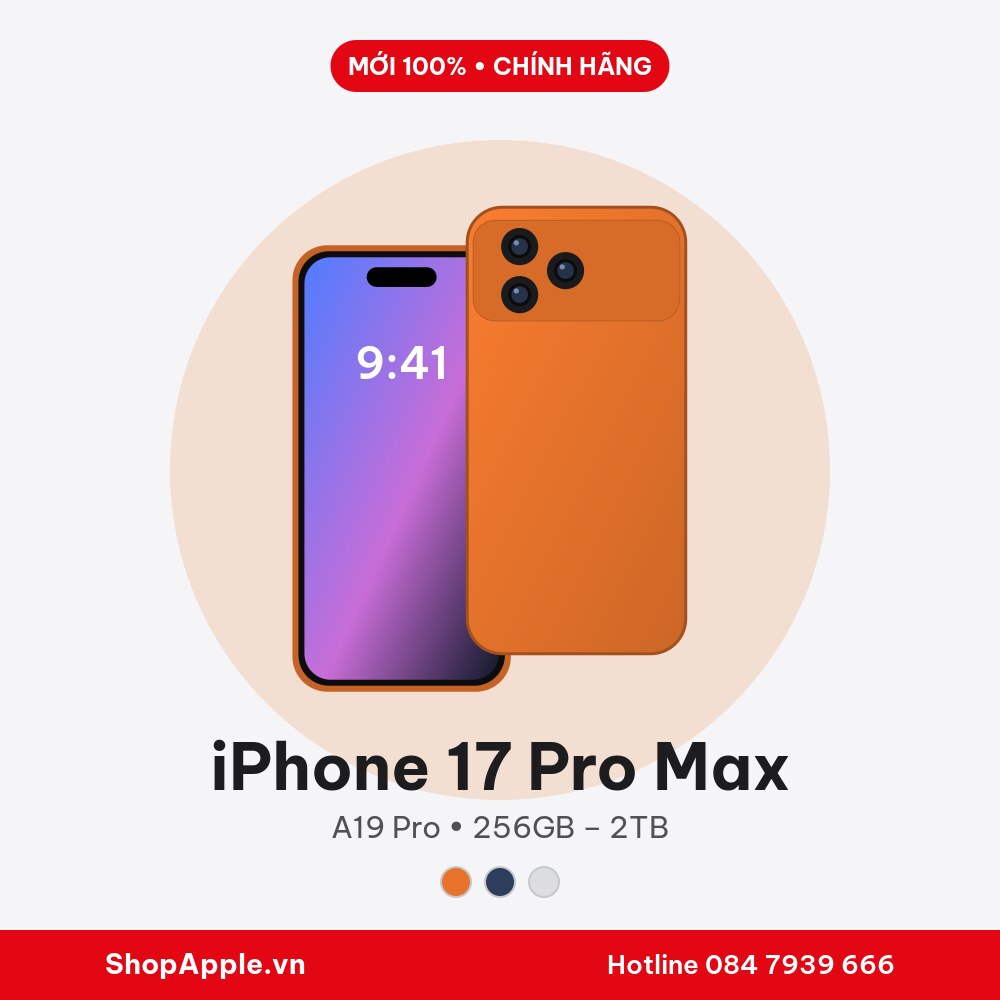 iPhone 17 Pro Max VN/A Chính Hãng - New