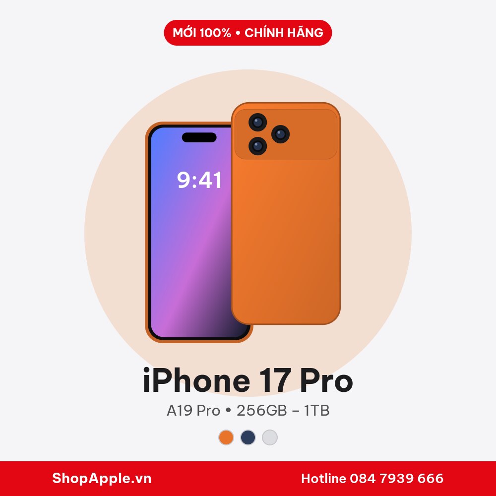 iPhone 17 Pro VN/A Chính Hãng - New