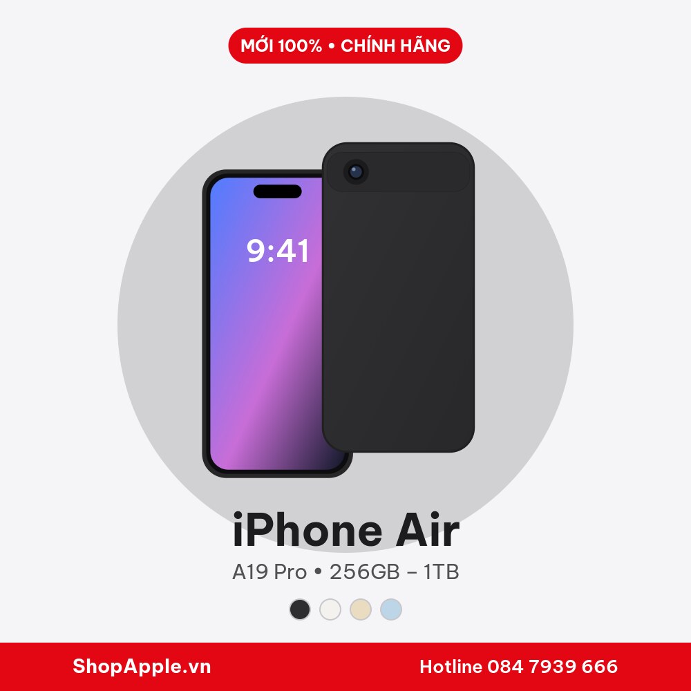 iPhone Air VN/A Chính Hãng - New