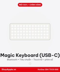 Magic Keyboard (USB-C) - Chính Hãng