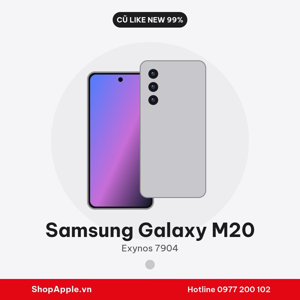 Samsung Galaxy M20 Cũ Like New 99%