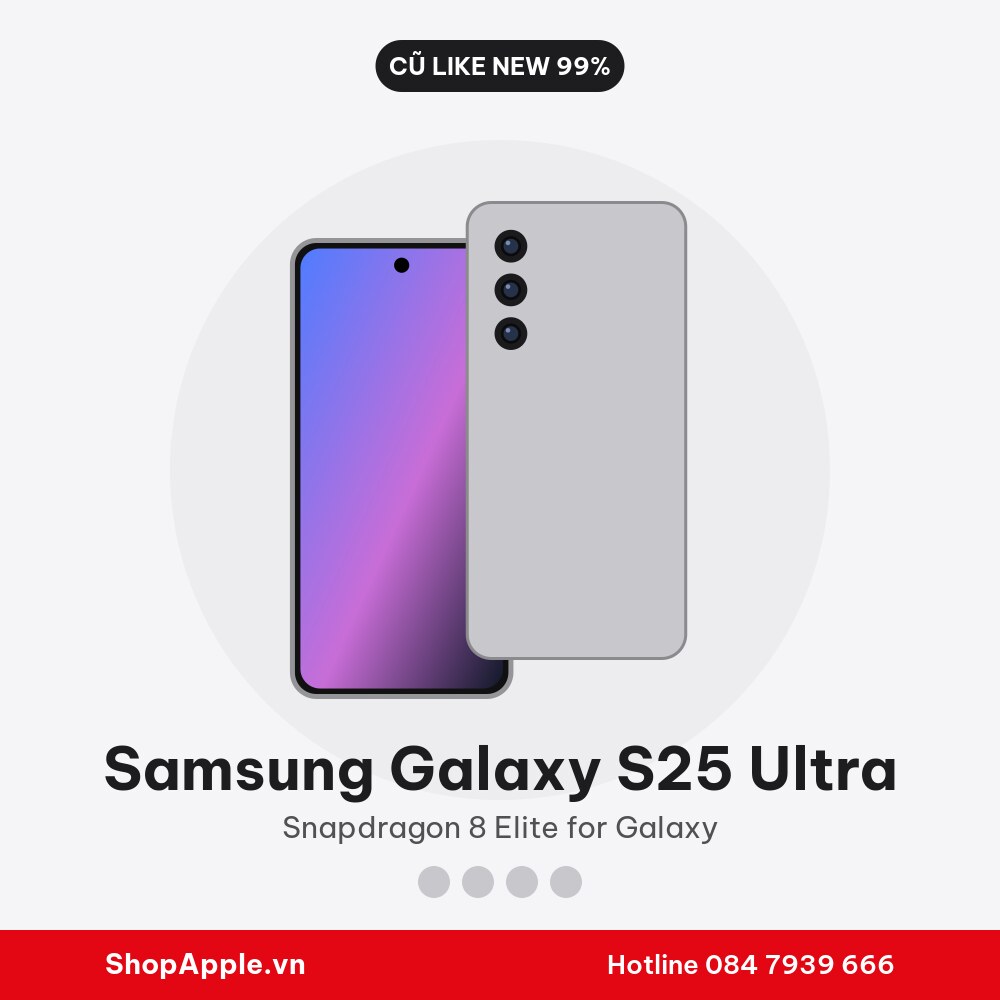 Samsung Galaxy S25 Ultra Cũ Like New 99%