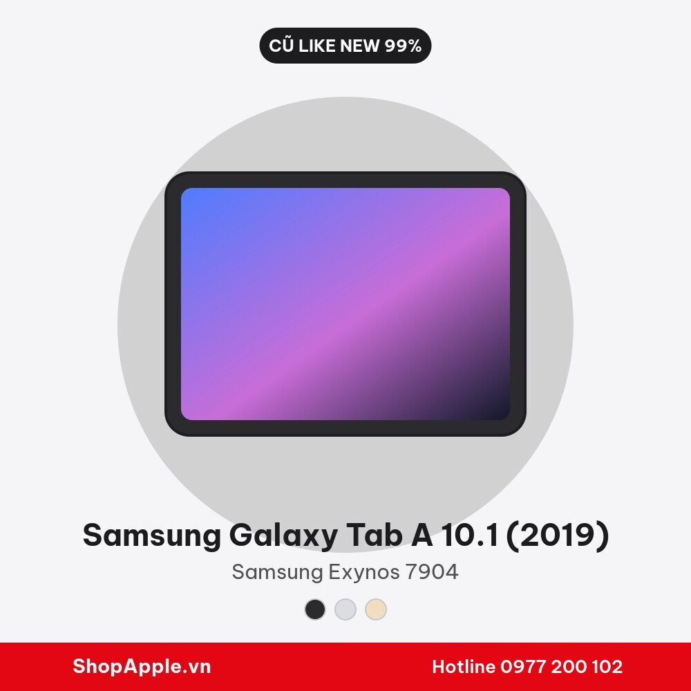Samsung Galaxy Tab A 10.1 (2019) Cũ Like New 99%
