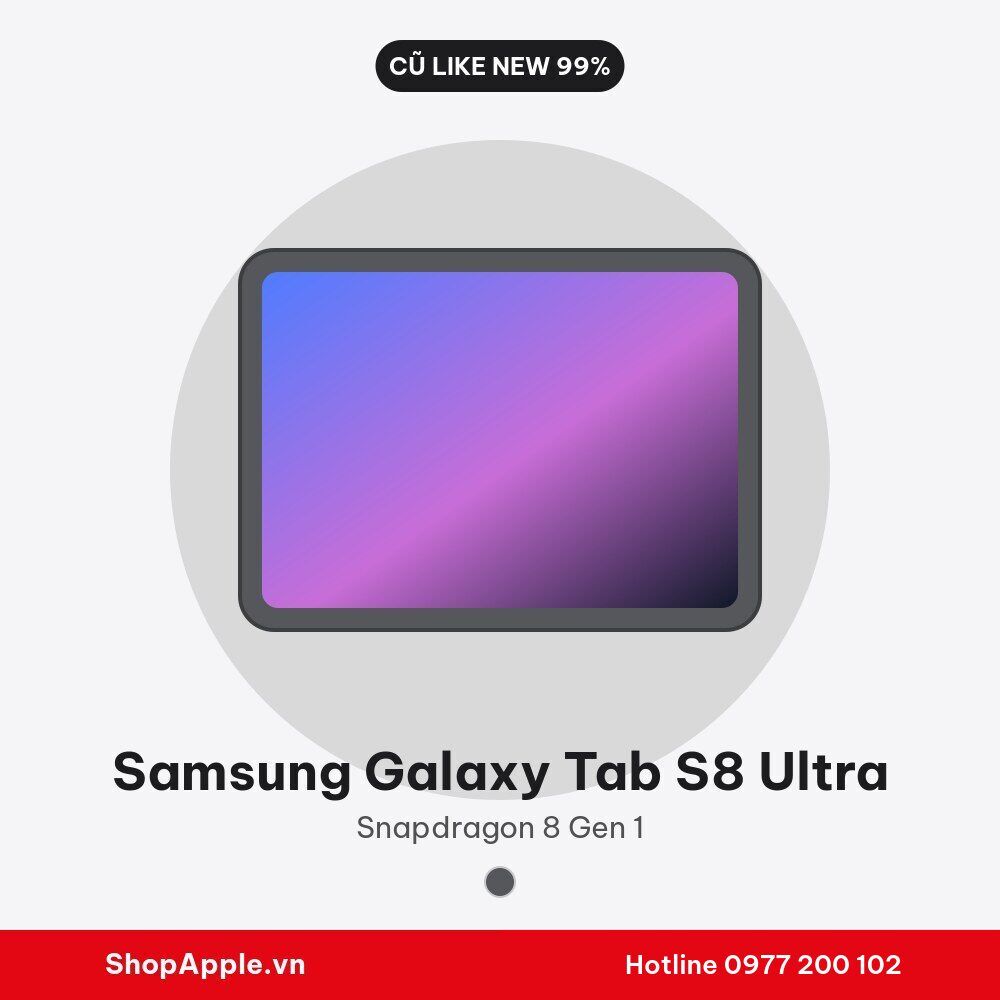 Samsung Galaxy Tab S8 Ultra Cũ Like New 99%
