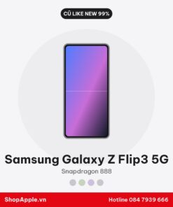 Samsung Galaxy Z Flip3 5G Cũ Like New 99%