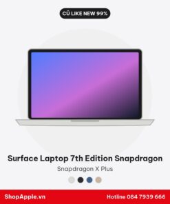 Surface Laptop 7th Edition Snapdragon Cũ Like New 99%