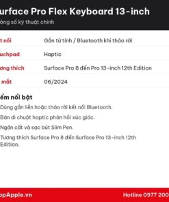 Thông số kỹ thuật Surface Pro Flex Keyboard 13-inch