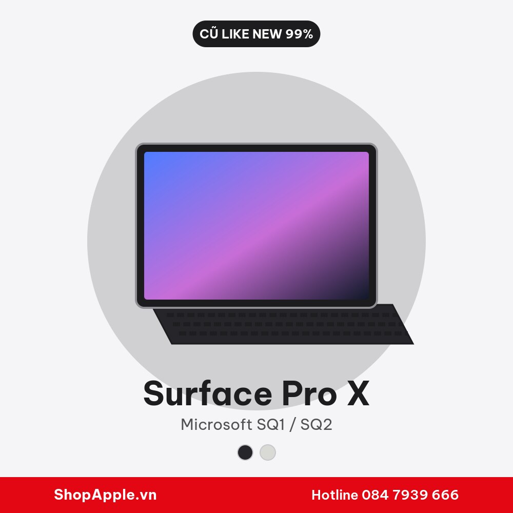 Surface Pro X Cũ Like New 99%