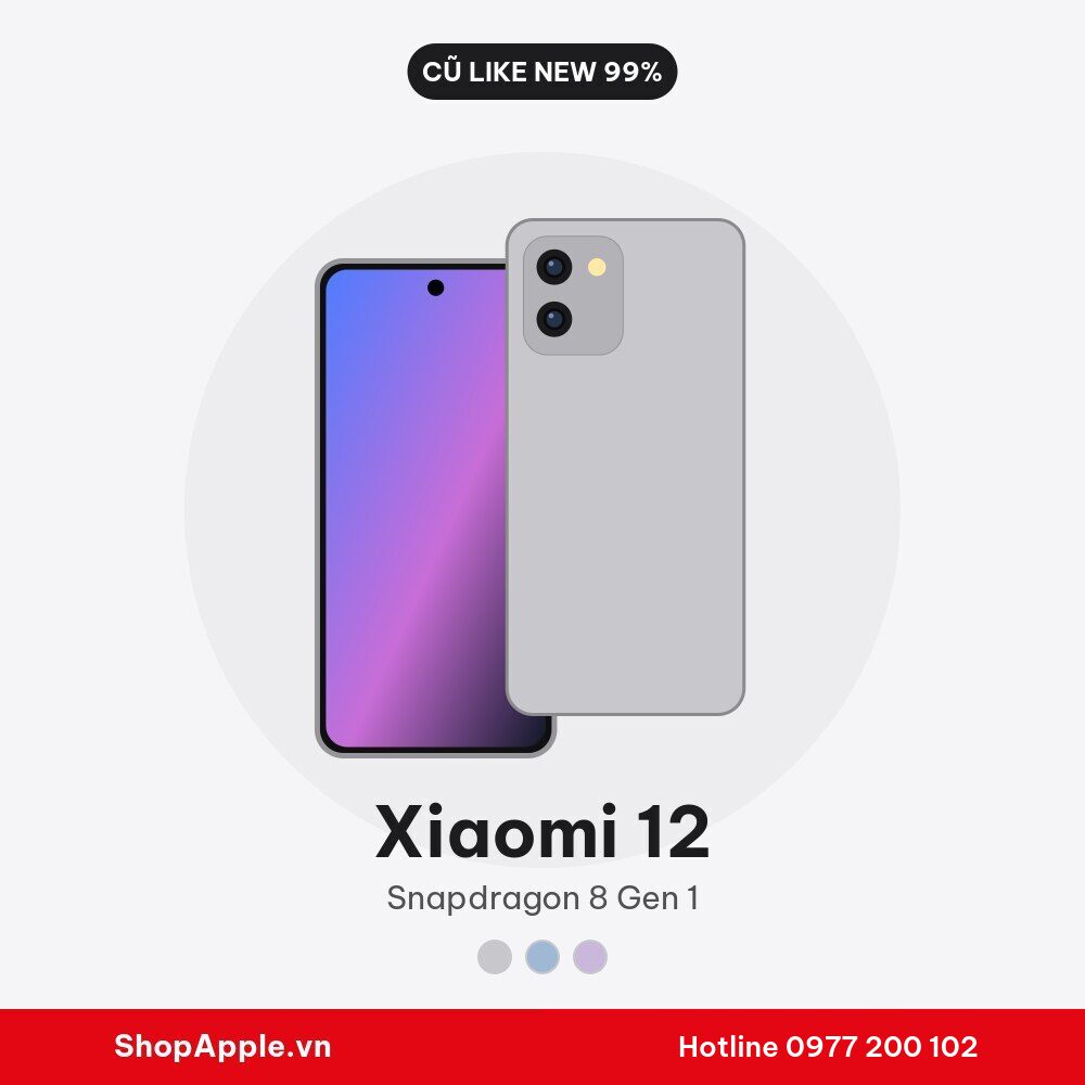 Xiaomi 12 Cũ Like New 99%