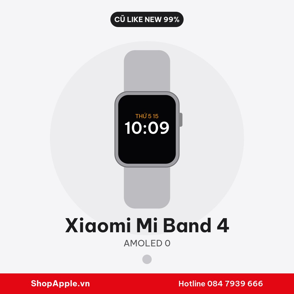 Xiaomi Mi Band 4 Cũ Like New 99%