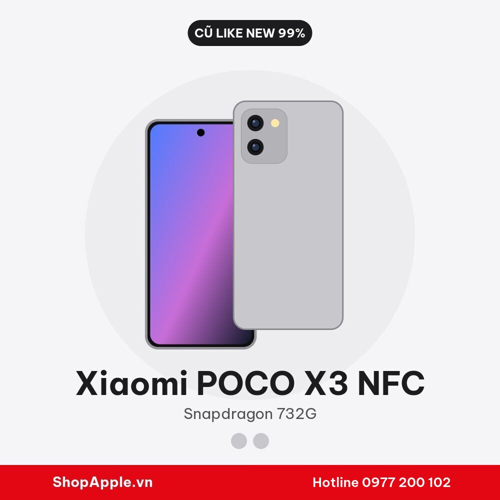Xiaomi POCO X3 NFC Cũ Like New 99%