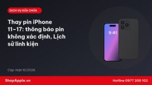 Thay pin iPhone 11–17: thông báo pin không xác định, Lịch sử linh kiện